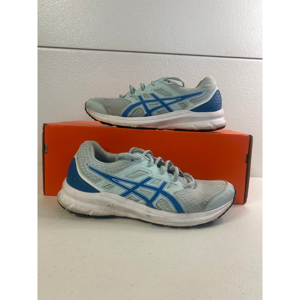ASICS Jolt 3 Light Blue Royal Blue Mens 8 Womens 9.5 #2850